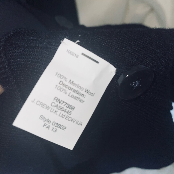 Banana Republic Leather Black Cardigan Sweater - Picture 6 of 9